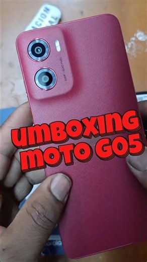 umboxing celular moto G05 #celulares #tecnologia #estacionvirtualsq