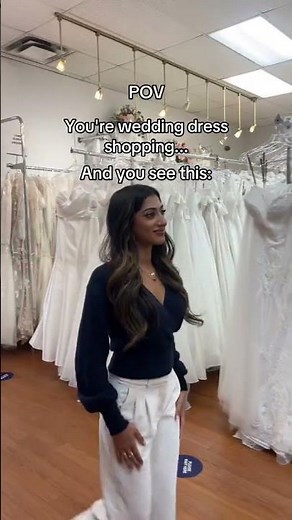 Sometimes the perfect wedding dress finds you!