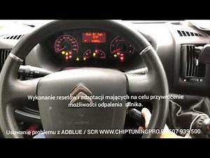 Problem z Adblue.Usuwanie w Citroen Jumper ,Renault Master ,Peugeot Boxer ,BLUEHDI | KRAKOW Ladyga