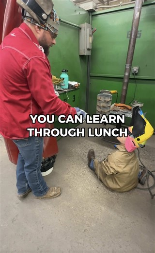 Students can work through lunch if they please! Got questions about Missouri Welding Institute? Check out our website missouriweldinginstitute.com Give us a call or shoot us a text at (417) 566-1446 🔽Hours of operations SUNDAY / CLOSED MONDAY-THURSDAY / 8:00am-4:30pm FRIDAY / 8:00-3:00pm SATURDAY / CLOSED #highpayingskills #weldingschools #tradeschool #learntoweld #weldingclasses