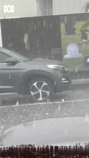 128K views · 690 reactions | ☔️Hail hits region☔️ A fast-moving...