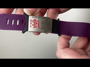 How to fasten your MedicAlert ID - Wristband Tag