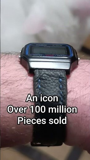 The iconic Casio F-91W wristwatch - The ultimate Rockstar - It's the most sold watch in history