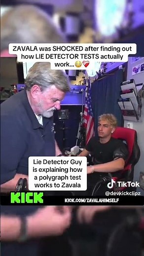 Zavala and Lie Detector Guy: discussing polygraph basics!