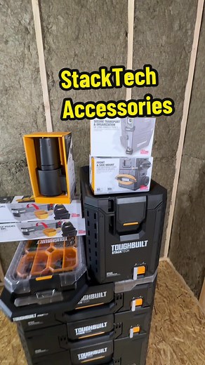 TOUGHBUILT StackTech Accessories #fyp #tools #protools #toolorganization #storage #toolstorage #toughbuilt #lowes @TOUGHBUILT® INDUSTRIES INC.