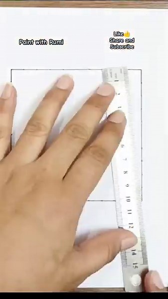 geometric pattern drawing easy / Anamorphic Illusion / Optical Illusion Tutorial Step by Step