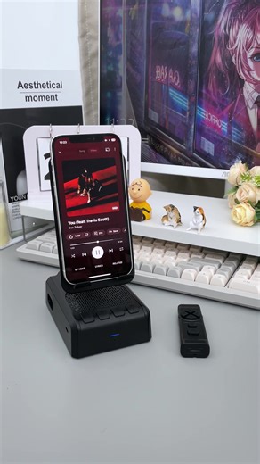 Best after-work decompression hack! Remote stand speaker (colleagues obsessed!) #bluetoothspeaker#lazy #PUTARE #newyearnewme #fyp