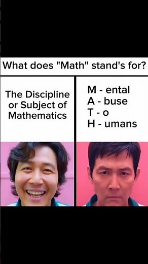 What does "Math" stands for?
