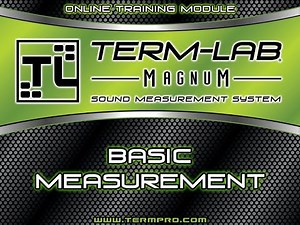 Getting Started with Term-LAB - Lesson 4 - Basic Measurement by Wayne Harris