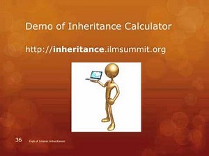 Islamic Inheritance 16 - Inheritance Calculator