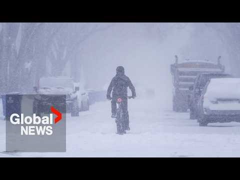 Alberta lashed with spring snowstorm, here’s why that’s a good thing