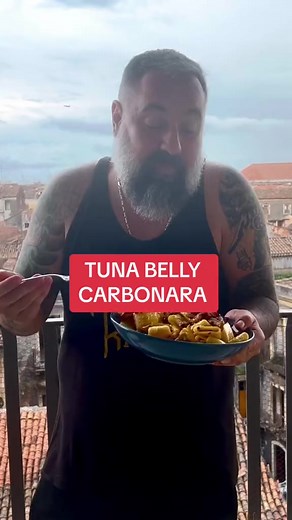 Tuna belly is the perfect substitute to guanciale or pancetta and why not try something new… hit and run #tuna #toro #otoro #catania #cooking #cook #amateurchef #chef #cheflife #viral #viralrecipes #recipe #food #foodlover #instafood #instafoodie #instagram #instadaily #instadaily #rockin_kitchen_tv #sicilia #sicily | Rockin Kitchen Sicily