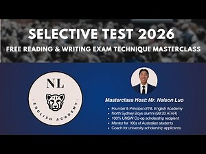 How to ACE Selective Test Reading & Writing 2026: Live Masterclass Recording
