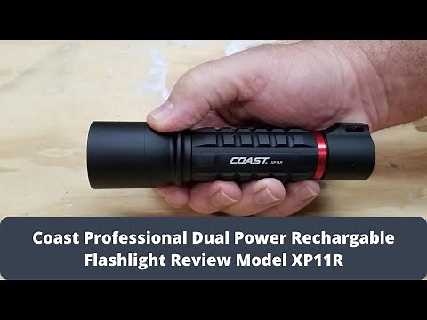 New Coast Dual Power Flashlight Model XP11R