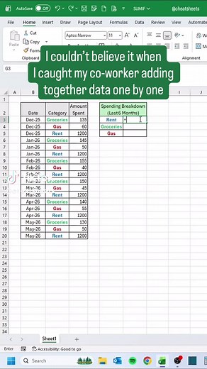 Excel SUMIF Hack for Beginners That Syncs with the Beat
