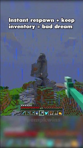 instant respawn + keep inventory 😭
