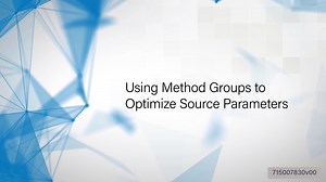 Using Method Groups to Optimize Source Parameters - 沃特世视频中心