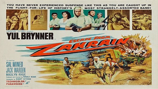 Escape From Zahrain (1962) - Sal Mineo, Yul Brynner
