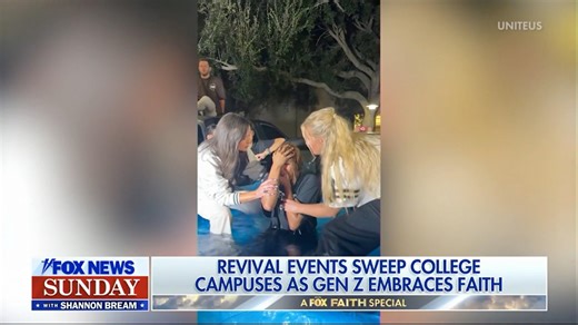 A brand new survey shows Gen Z is attending worship services more than older generations. We talked with faith leaders across college campuses about what’s sparking the revival they’re seeing among young people. Fox News Sunday | Shannon Bream