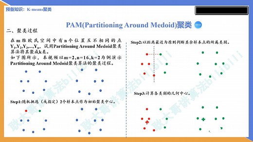 PAM(K-medoids)聚类(2)聚类过程