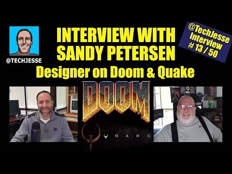 Sandy Petersen - Designer on Doom and Quake | TechJesse Interview # 13/50