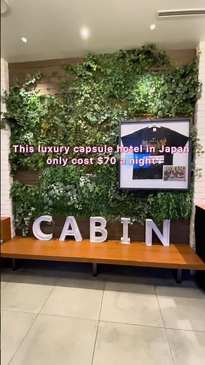 This LUXURY capsule hotel cost only $70/night with a big private room in Japan #japan #travel #hotel