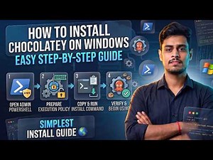 6. How to Install Chocolatey on Windows (Step-by-Step) | DevOps Tools Setup