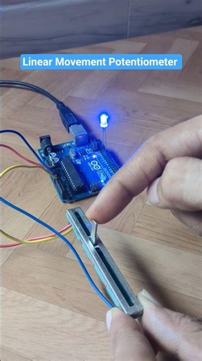 Sliding Potentiometer for Arduino Projects #shorts #arduino #trending #electronics #diy #viral