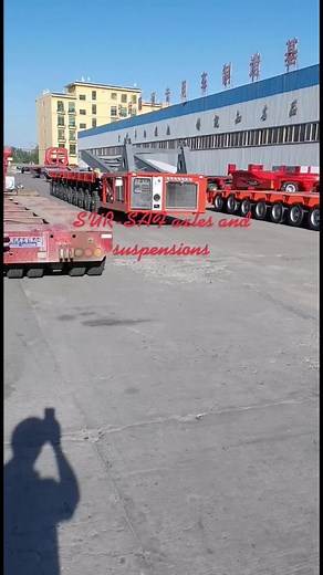 Assembly done test is ongoing! Should you need axles or susoensions , callShi 8617821618121. http://www.axles.cc #axle #suspension #transport #China