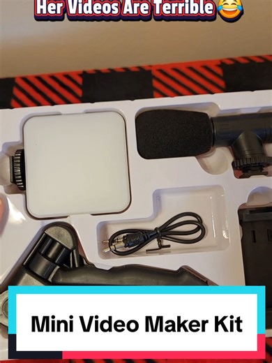 A mini Video Maker Kit Great for the kiddos. #videogear #cameragear #phoneaccessories
