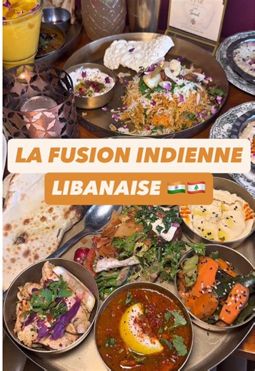 Fusión de la Cocina India y Libanesa en París