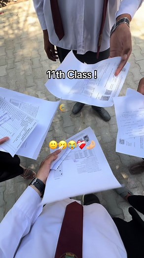 11th Class result reaction — final roll no slip mil gayi