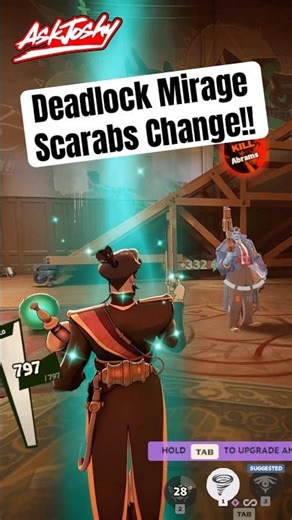 Deadlock Mirage Fire Scarabs Change! 🔥 Gameplay Update Tip Build Guide How To Play #deadlock