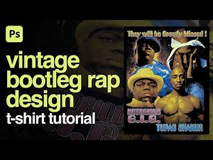 99% Of Designers Make Bootleg Rap Graphics Wrong - Here's The Right Way | Photoshop Tutorial