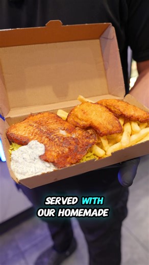 Delicious Fresh Cod Fish & Rice Box at Tods