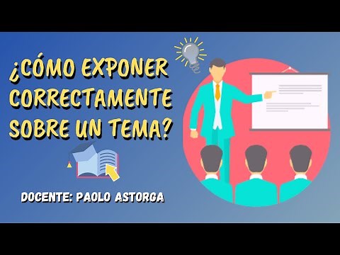 How to present a topic correctly? | Oral presentation