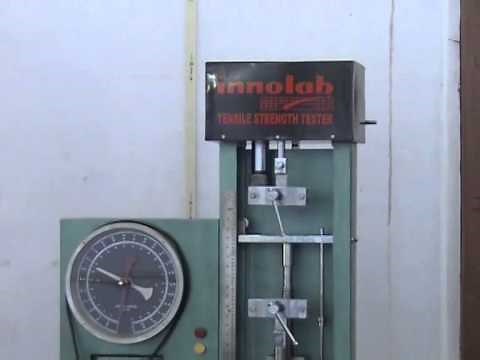 Testing of Textile fibres and yarns: measurement of yarn tenacity eng