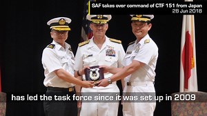 19K views · 110 reactions | Fighting pirates beyond our shores - Combined Task Force 151 (CTF 151) protects global maritime trade and enhances security by deterring and disrupting piracy in the Gulf of Aden. To recognise their efforts, the SAF command team was presented with the Overseas Service Medal last Friday. Find out more here. | Ministry of Defence, Singapore (MINDEF) | Facebook