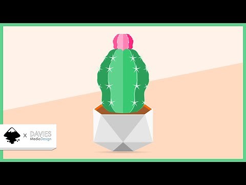 How to Design a Vector Plant Illustration in Inkscape | Modern Flat Design
