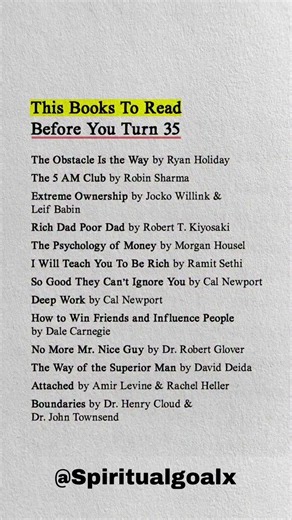 These Books To Read Before You Turn 35 #motivation #psychology #quotes