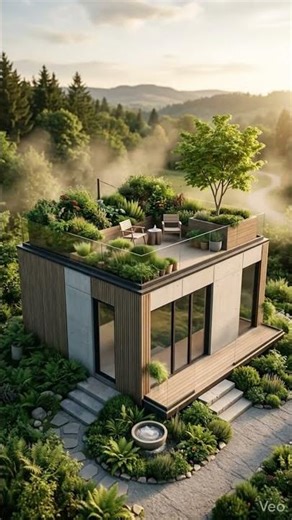 Tiny House Built From Empty Land to Lush Rooftop Garden 🏡✨