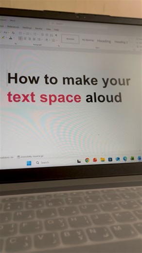 How to make your text space aloud? | MsBelle Cabuntocan | Facebook