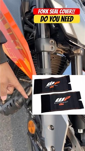 Reality of Fork Seal Covers | Don’t install Fork Seal Cover #bike #duke250 #shorts