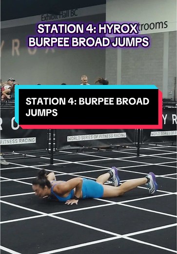 Mastering Burpee Broad Jumps at HYROX Station 4