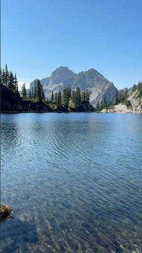 Gem Lake Living Up to Its Name 💎🥾 #hiking #nature #pnw #travel #views #2026 #viral #shorts #beauty