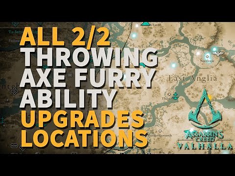 Throwing Axe Fury Ability Upgrade Tier 1 & 2 Location Assassin's Creed Valhalla