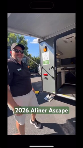 🚐✨ Say hello to the 2026 Aliner Ascape—fresh at the Hershey RV Show! 🎉 Big thanks to Koen’s RV World and Sarah Haag for capturing this awesome walk-through. 🎥👏 Come check it out NOW and see why the Ascape is built to take your adventures to the next level. From comfort-packed interiors to road-ready features, this camper is your home on wheels wherever the journey takes you. 🛣️🏕️ 🔑 Why you’ll love it: ⭐ Compact & lightweight = easy tow ⭐ Smart storage for all your gear ⭐ Cozy, modern inte