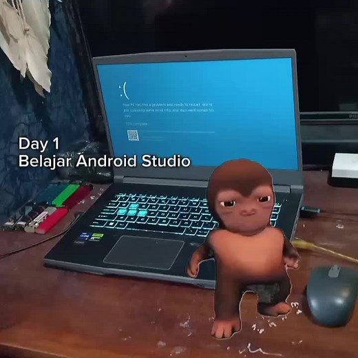 Alamak! Animasi Android Studio dengan MSI GF63