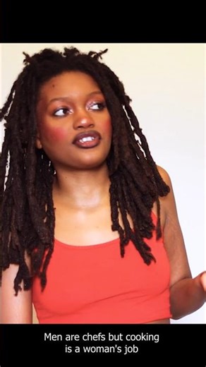 Men are chefs but cooking is a woman's job