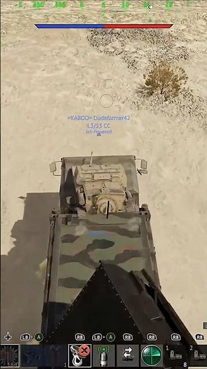 L3 Tiny Tank On Top Of A Truck! #warthunder #warthundermoments #custombattle #gaming #shortsfeed